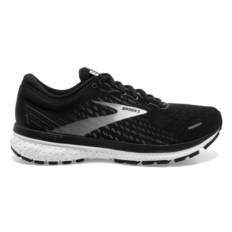 Brooks GHOST 13 Road Running Shoes Mens Canada - Black/Blackened Pearl/White (PLT413098)